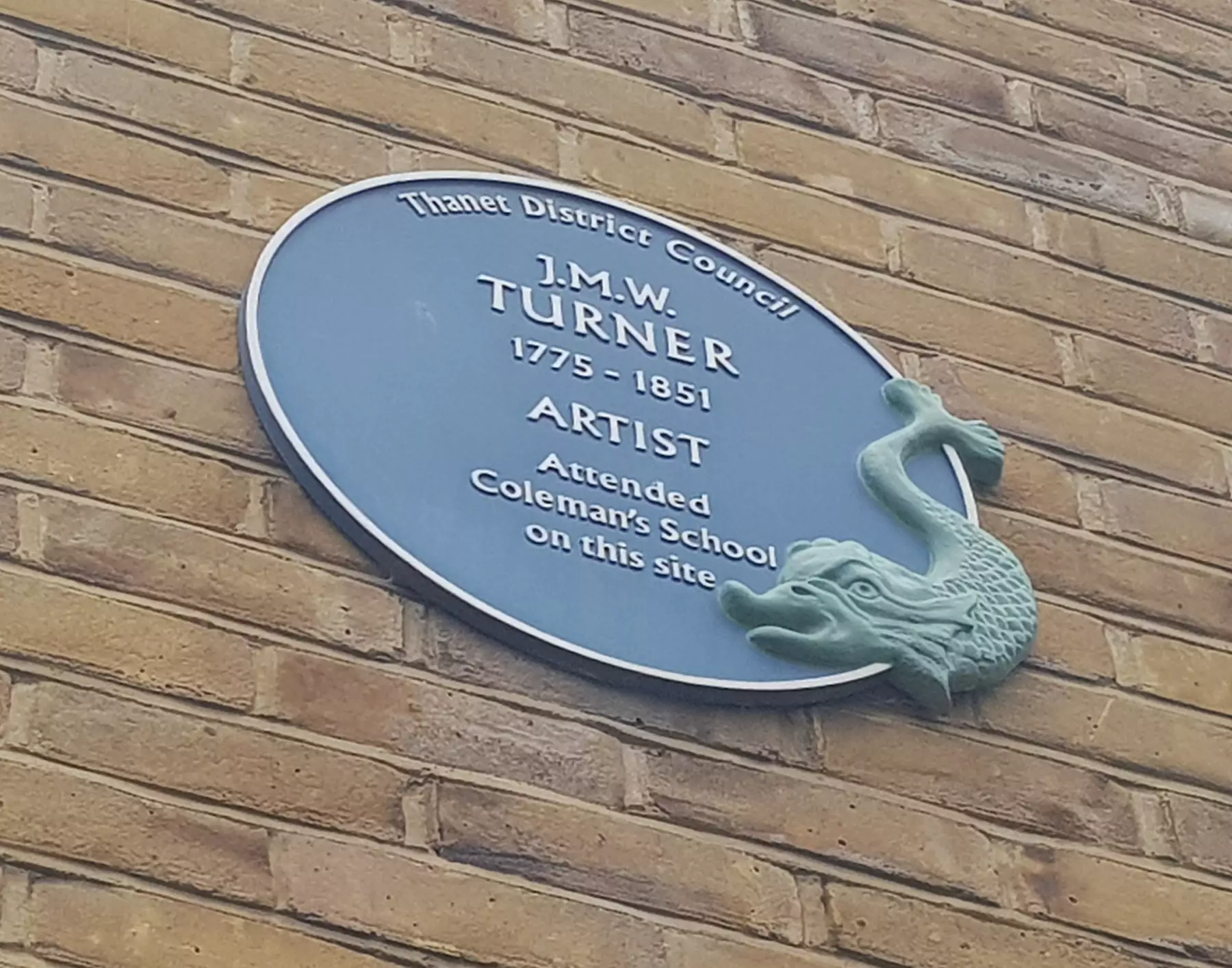 JMW Turner Blue Plaque
